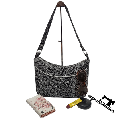 Classic Handbag PDF Sewing Pattern made by Michelle Graham with accs