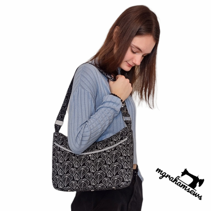 Classic Handbag PDF Sewing Pattern made by Michelle Graham, worn 