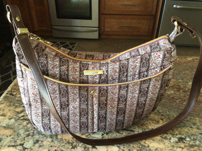 Classic Handbag PDF Sewing Pattern made by Michelle Guadarrama