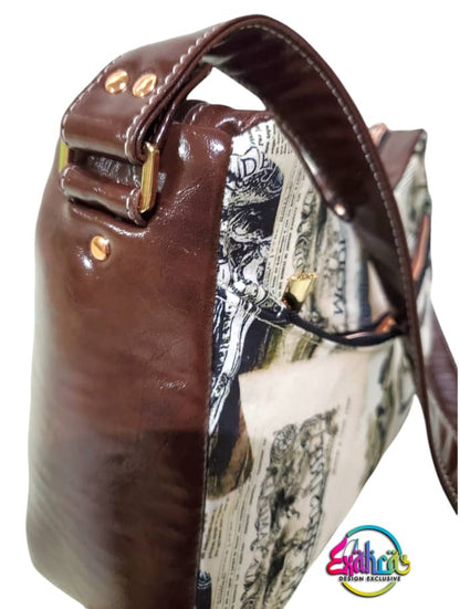 Classic Handbag PDF Sewing Pattern made by Siti Nursyuhada 