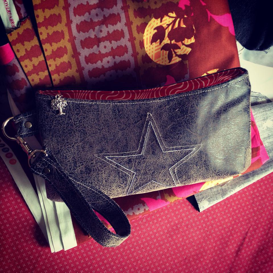  Coraline Clutch Sewing pattern  made by Coraline Pleather