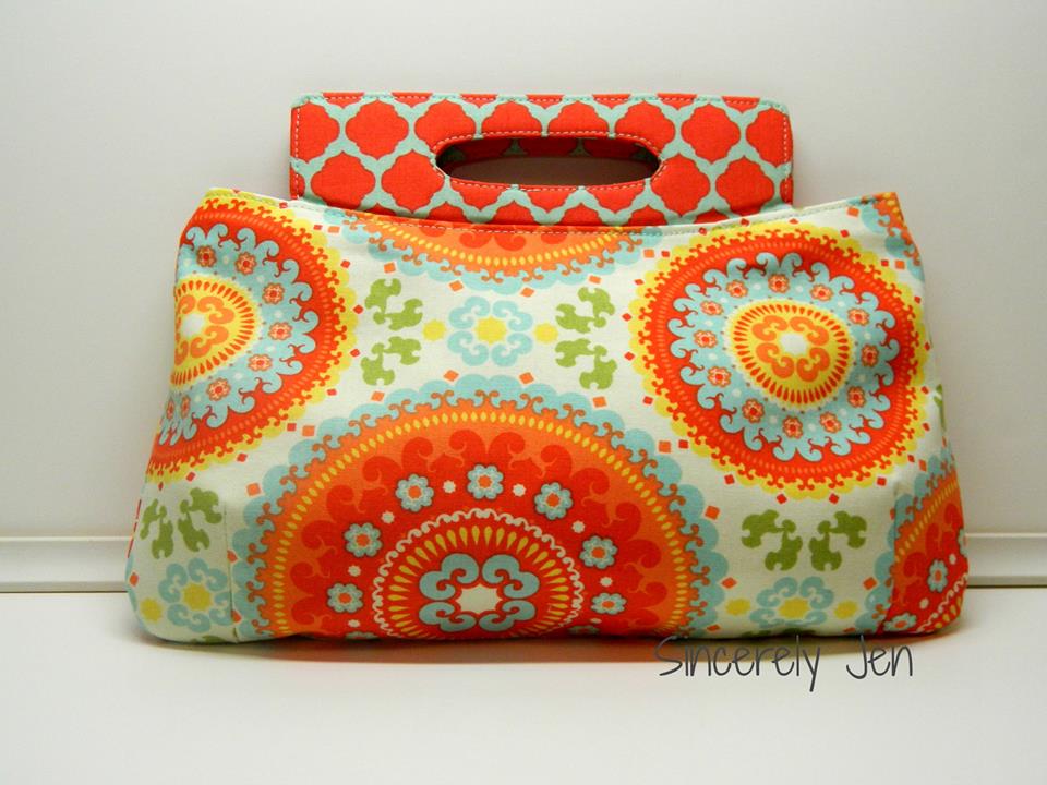  Coraline Clutch Sewing pattern  made by Sincerely Jen 