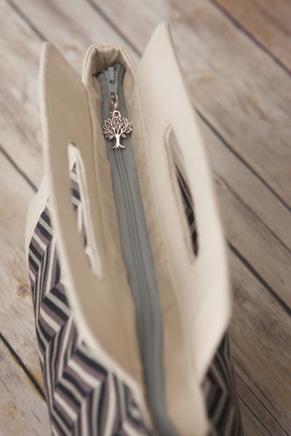  Coraline Clutch Sewing pattern  zipper view