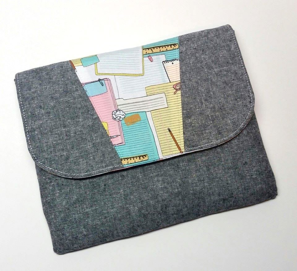 Dakota Tablet Clutch sewing pattern  made By Jennifer Greene