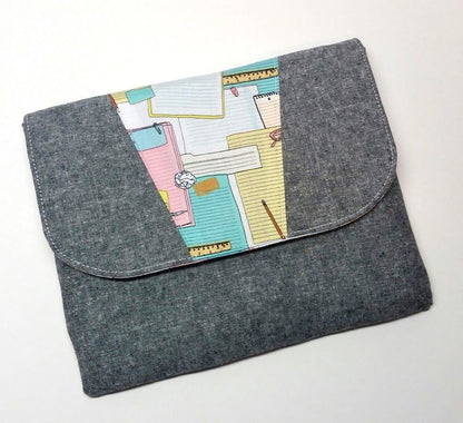 Dakota Tablet Clutch sewing pattern  made By Jennifer Greene
