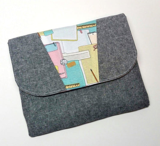 Dakota Tablet Clutch sewing pattern  made By Jennifer Greene