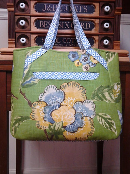 Debra Krug 2 Alice Shopper Tote Sewing pattern 