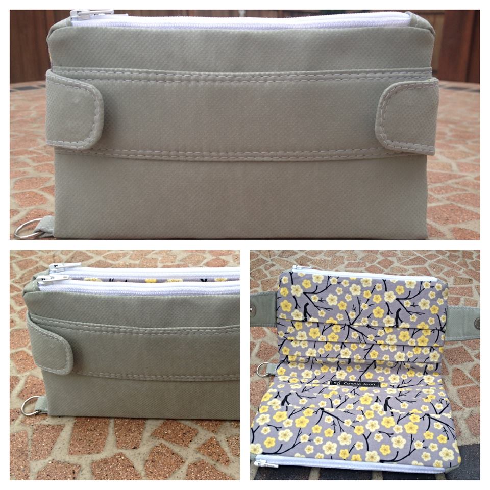  Della Wallet Clutch sewing pattern made by Connie Tkach