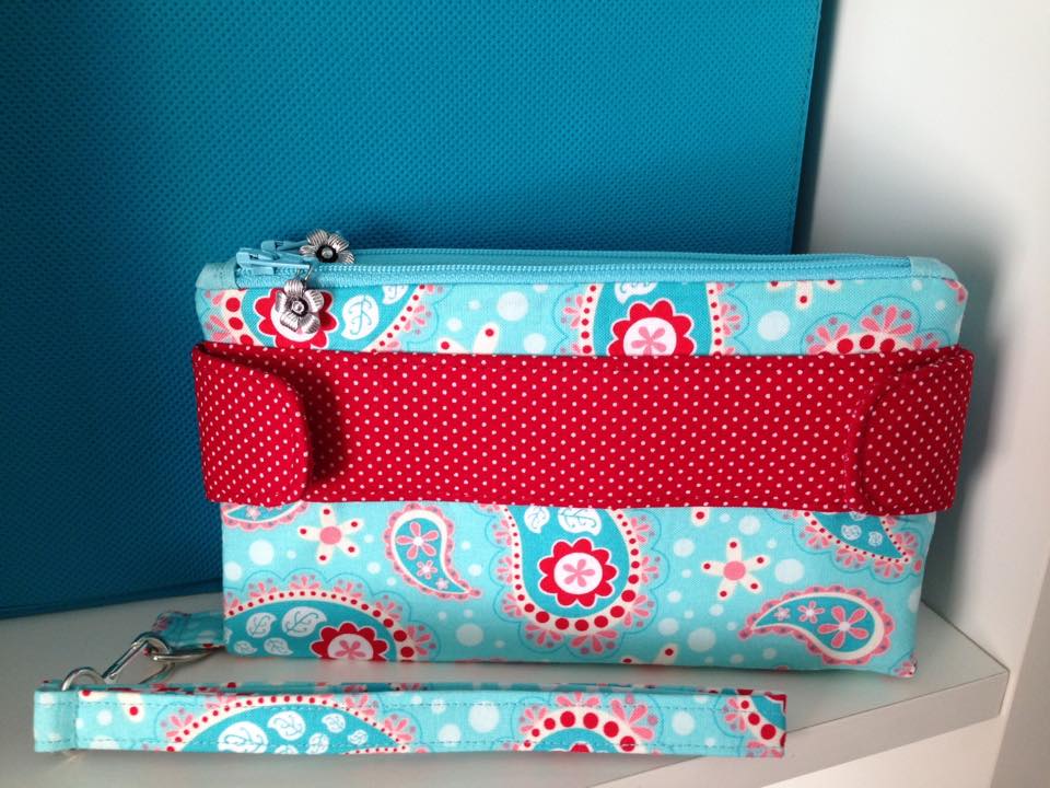  Della Wallet Clutch sewing pattern made by Laurette Chandler