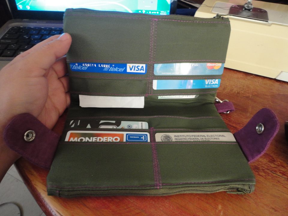  Della Wallet Clutch sewing pattern made by Zoolola