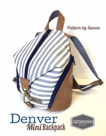 Denver Backpack sewing pattern  made by Michelle Wilkinson Tripp