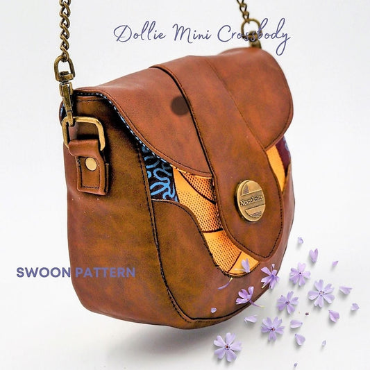 Dollie Mini Crossbody Sewing Pattern  made by Jennifer Greene