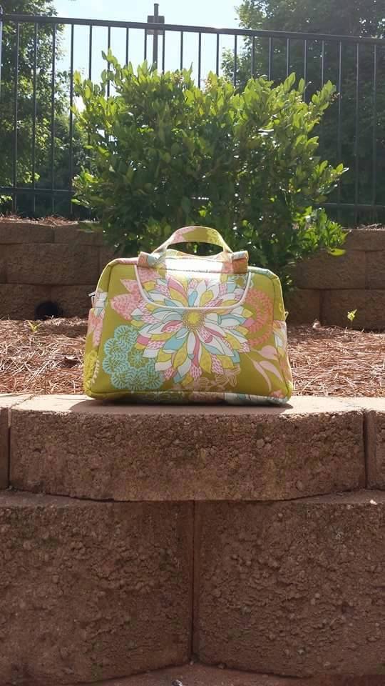 Donna Vintage Handbag sewing pattern  made by Amanda McQueen