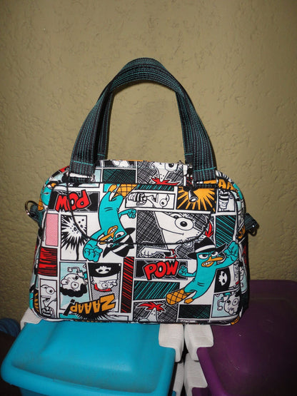 Donna Vintage Handbag sewing pattern  made by Zoolola