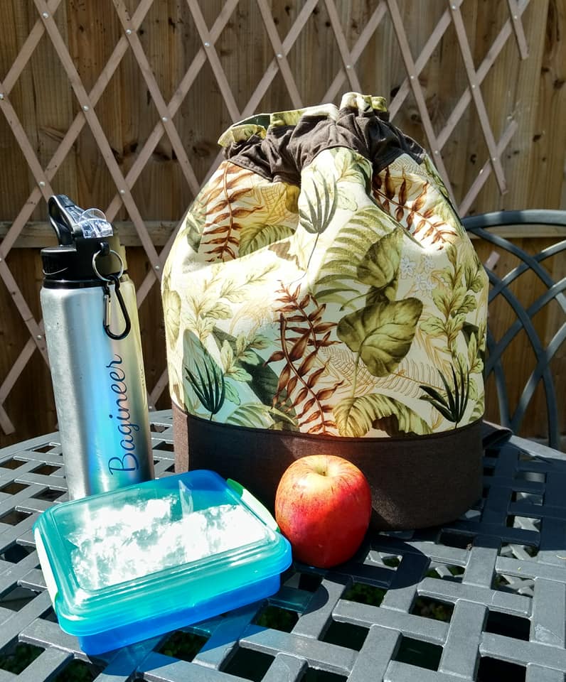 Duffel Backpack PDF Sewing Pattern,   made by Elaine Baker