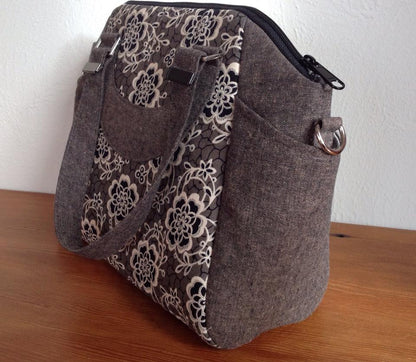 Elizabeth Bolton  -  Annette Handbag & Tote PDF Sewing Pattern side view