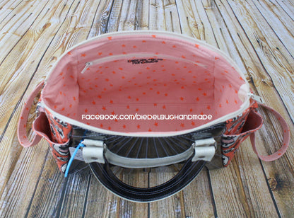 Erin Morris -  Annette Handbag & Tote PDF Sewing Pattern top view