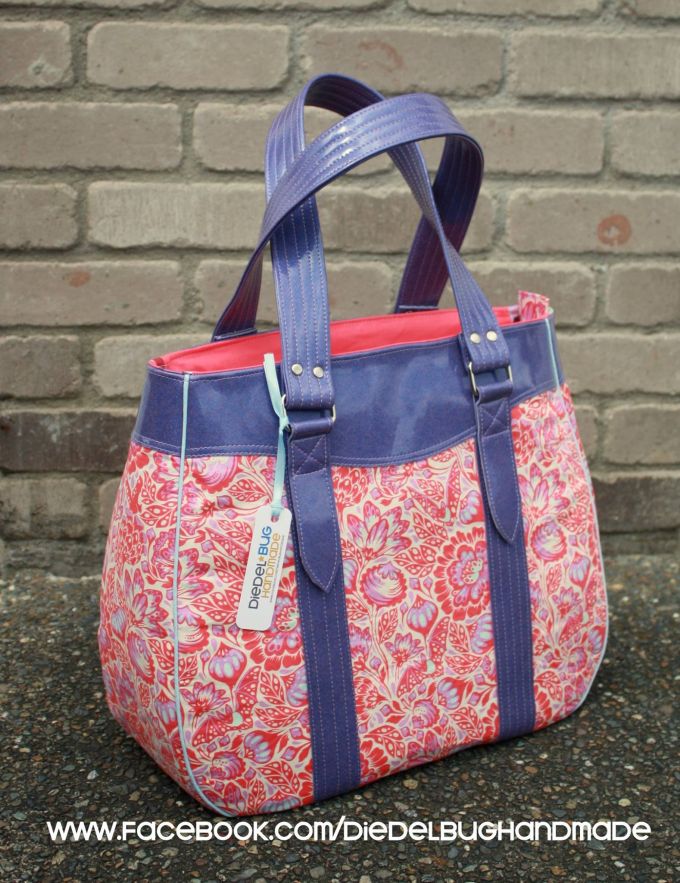 Evelyn Handbag & Market Tote Sewing Pattern made by Erin Morris