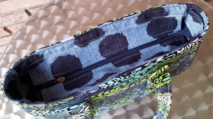 Evelyn Handbag & Market Tote Sewing Pattern top view