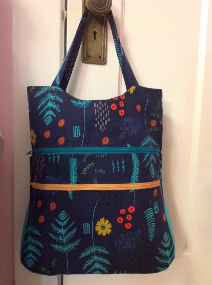 Expedition Tote Sewing pattern   made by Elizabeth Bolton