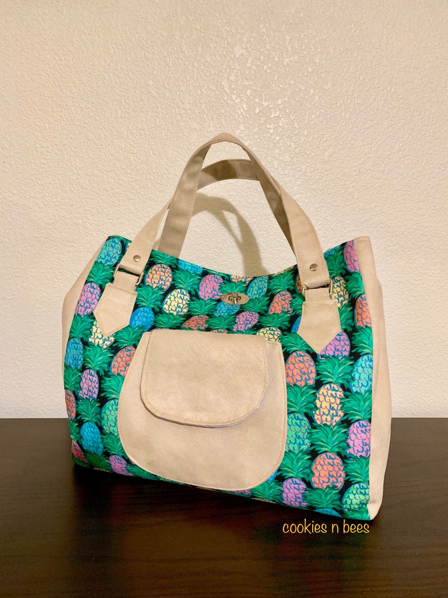  Frankie Handbag Tote sewing pattern made by Brianne Matlage