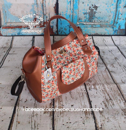 Frankie Handbag Tote sewing pattern made by Erin Morris