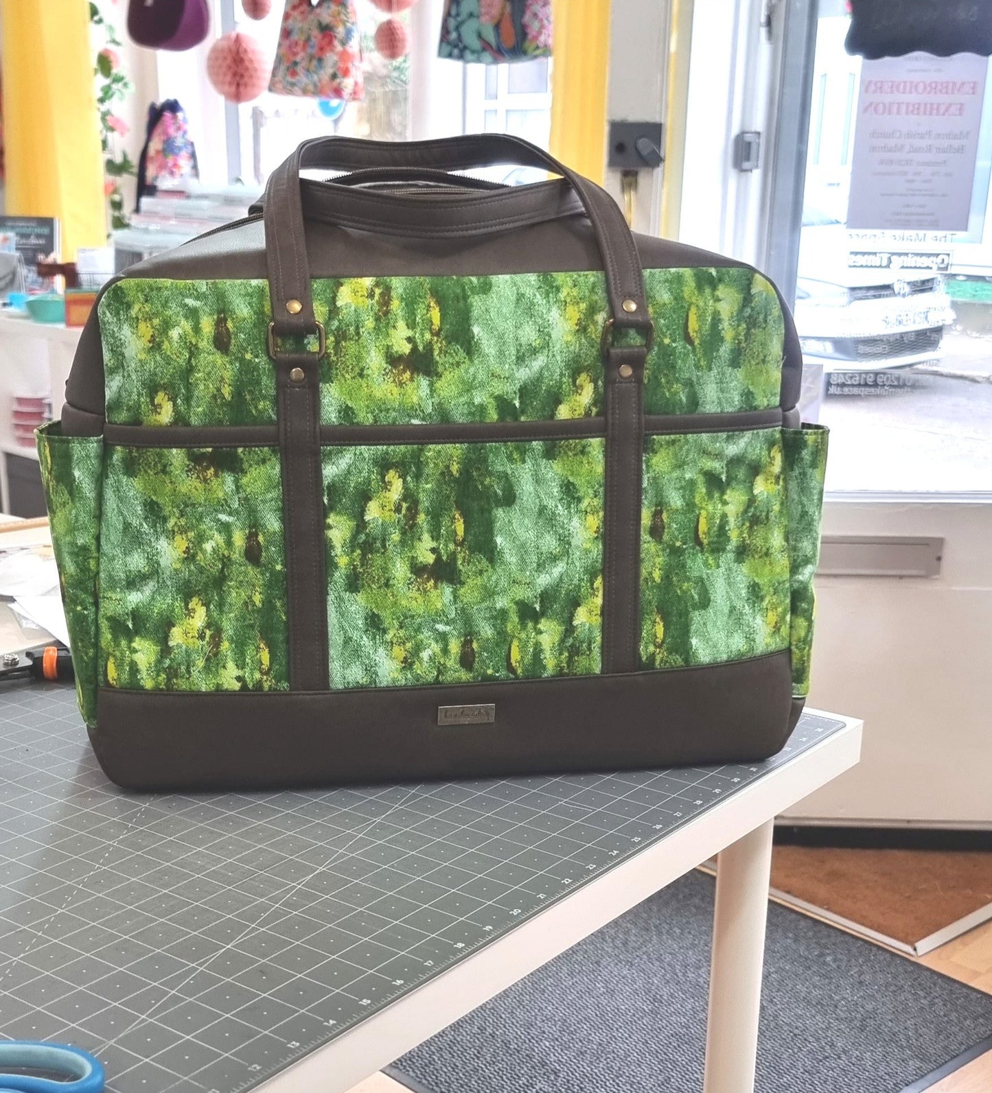 Getaway Bag Paper Sewing Pattern  front cover view