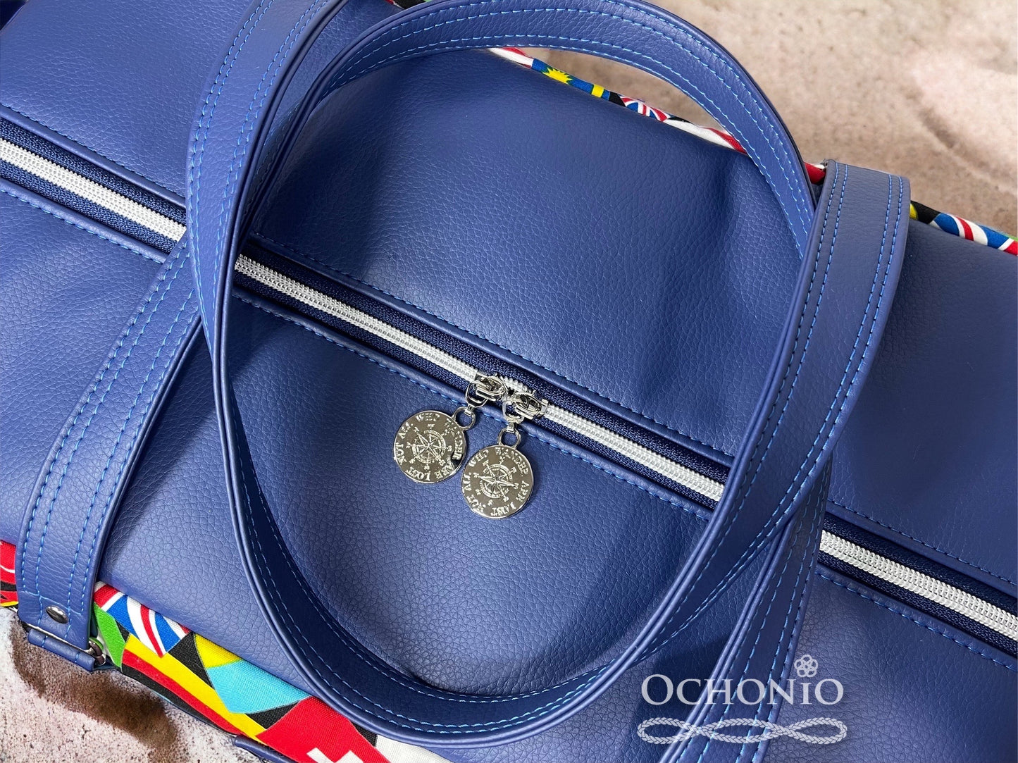 Getaway Bag Paper Sewing Pattern  made by Jayne Ng top view