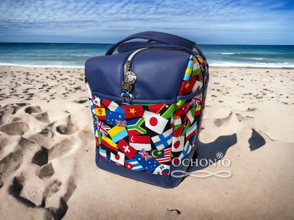 Getaway Bag Paper Sewing Pattern  made by Jayne Ng zipper view
