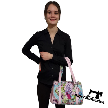 Happy Handbag PDF Sewing Pattern made By Michelle Graham  front view