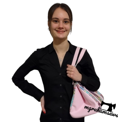 Happy Handbag PDF Sewing Pattern made By Michelle Graham  modelled