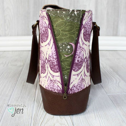 Harriet Expandable Tote Sewing Pattern  made by Jenny Greene 