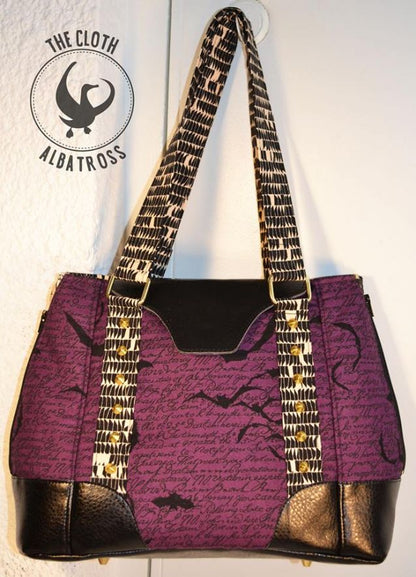 Harriet Expandable Tote Sewing Pattern  made by The Cloth Abatross