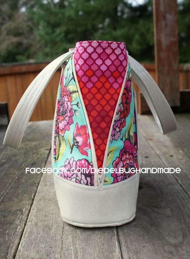 Harriet Expandable Tote Sewing Pattern  side view