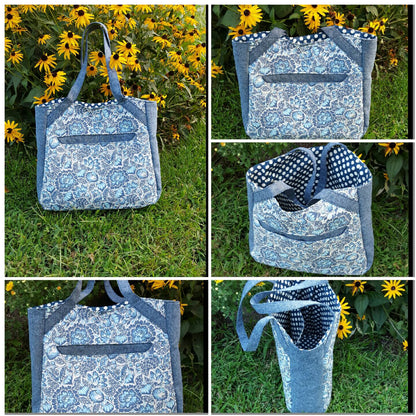 Heather Axline Alice Shopper Tote Sewing pattern 