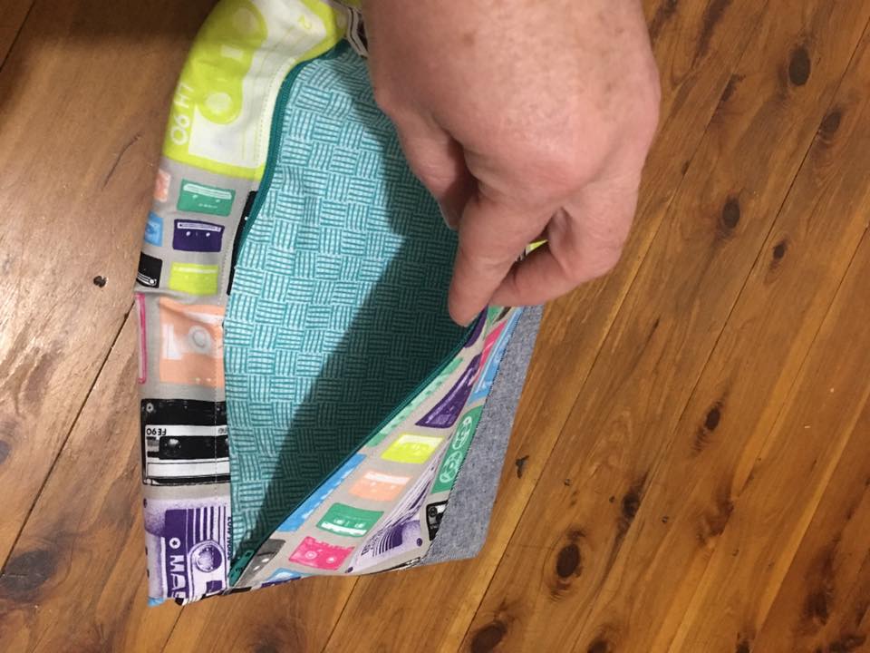 Heidi Foldover Clutch & Wristlet Sewing Pattern  made by Alison Harland