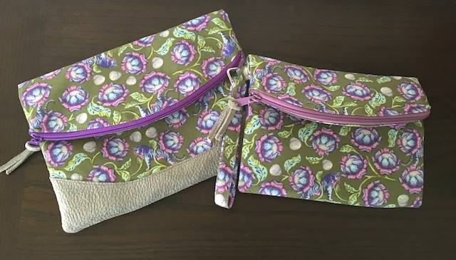 Heidi Foldover Clutch & Wristlet Sewing Pattern  made by Brianne Matlage