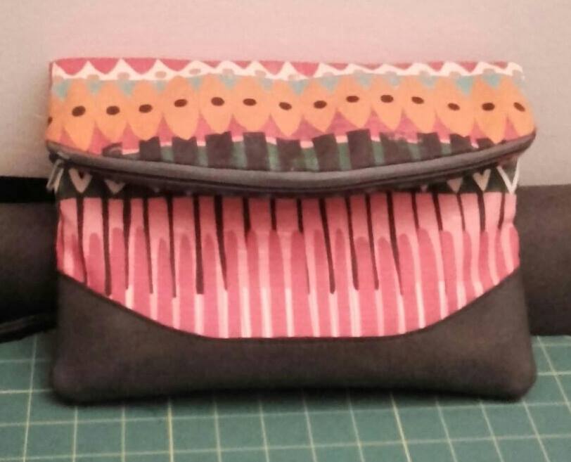 Heidi Foldover Clutch & Wristlet Sewing Pattern  made by Maria Luisa Santos