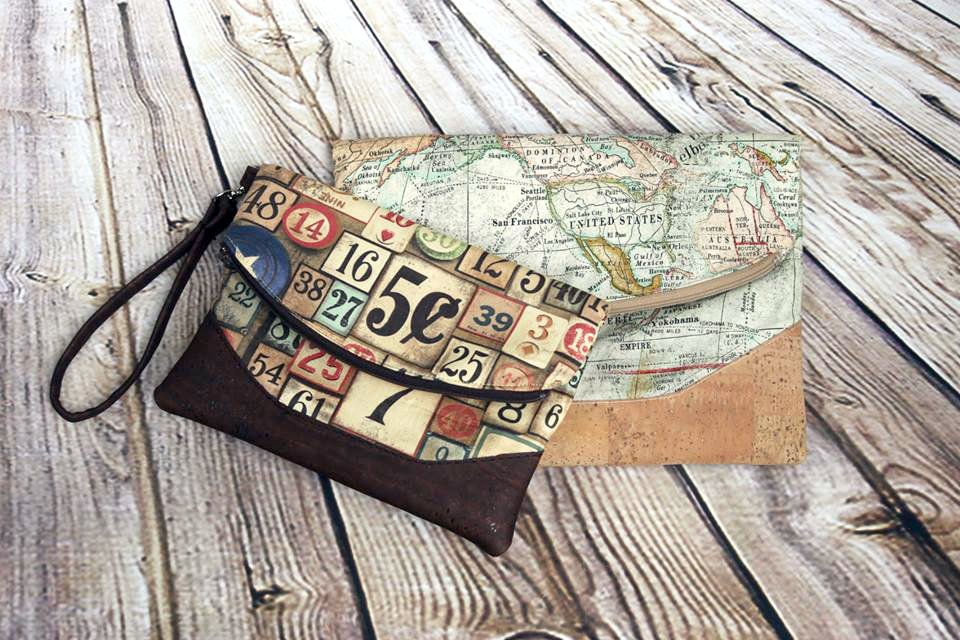 Heidi Foldover Clutch & Wristlet Sewing Pattern  made by Michelle Wilkinson Tripp