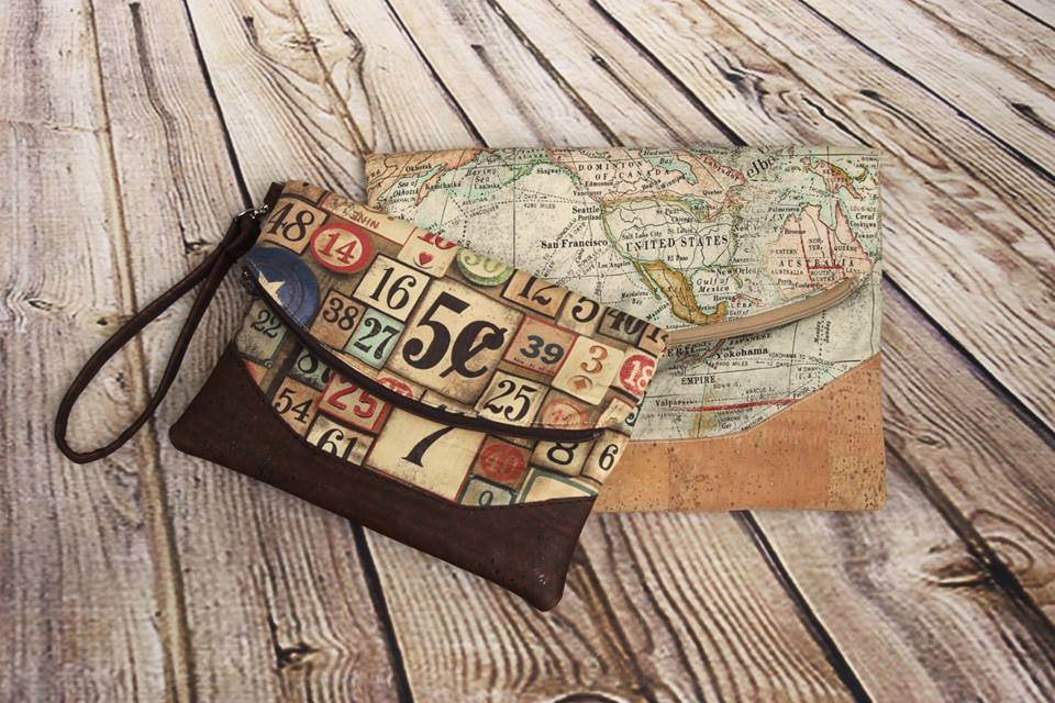 Heidi Foldover Clutch & Wristlet Sewing Pattern  made by Michelle Wilkinson Tripp 2 sizes 