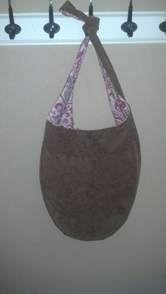 India Hobo Bag sewing pattern patterned interior