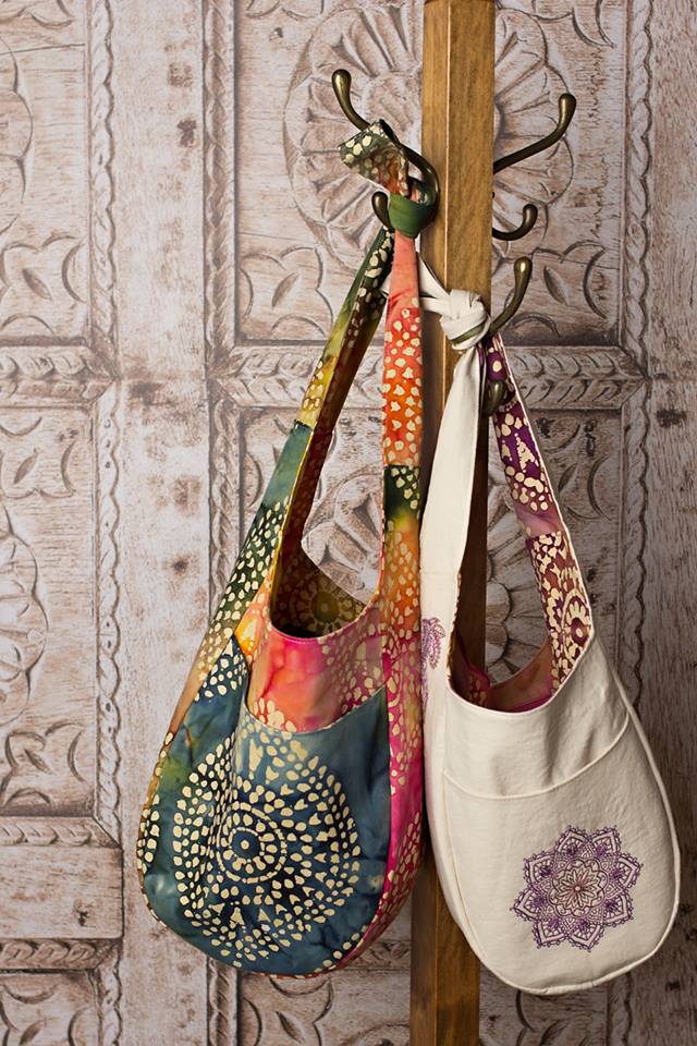 India Hobo Bag sewing pattern two designs