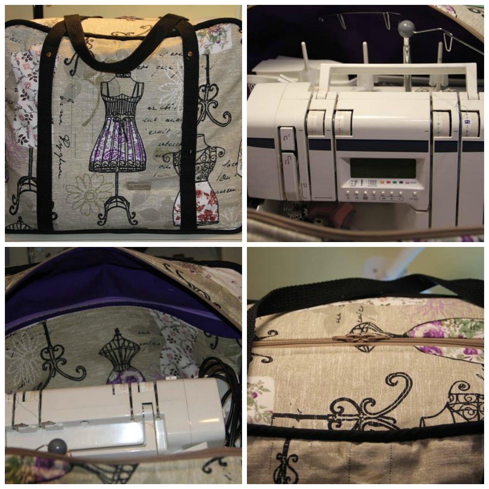 The Machine Bag PDF Sewing Pattern (Collage)