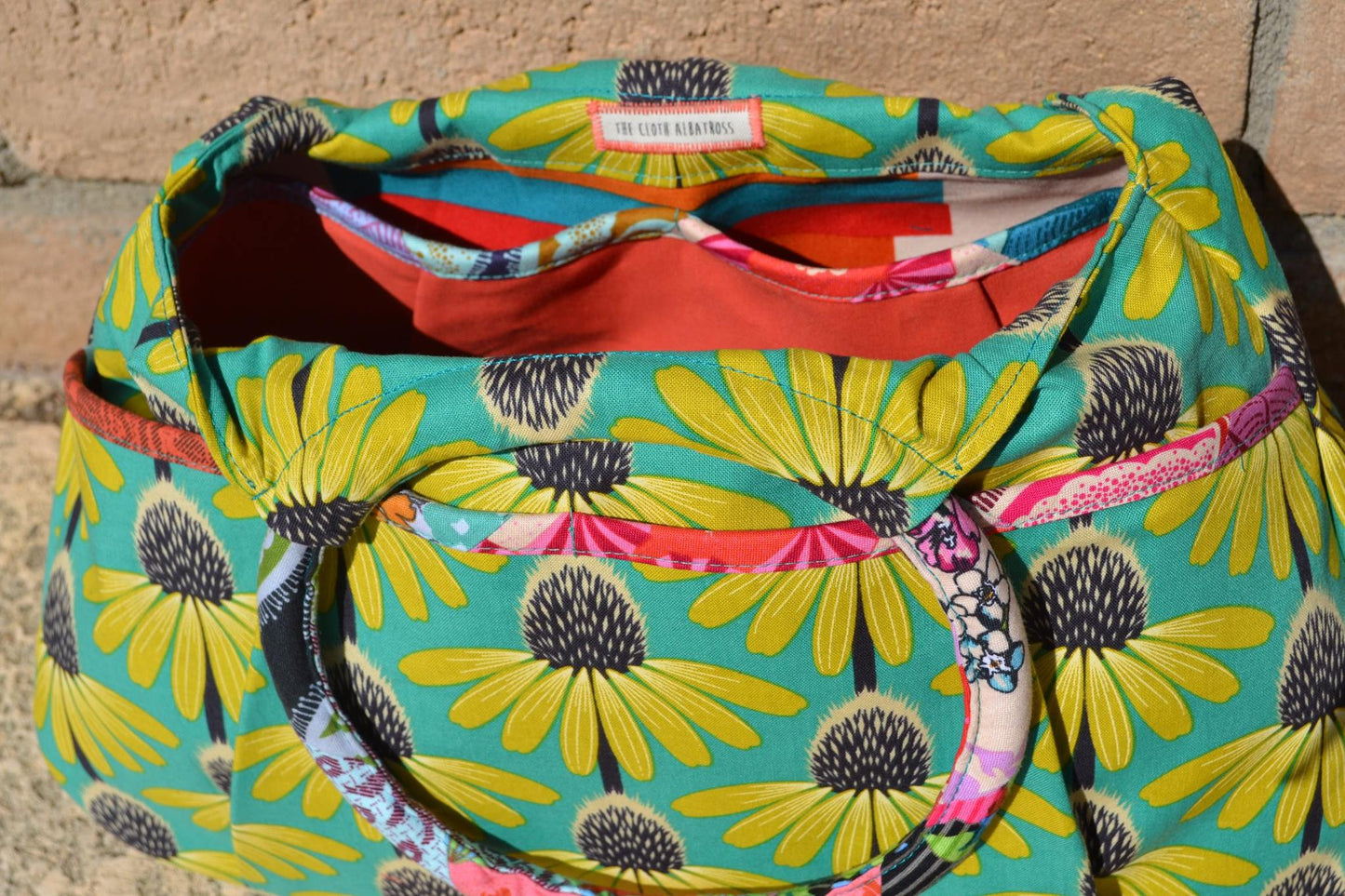 Julie Ring Top Handbag Sewing Pattern made by Crystal Chadwick