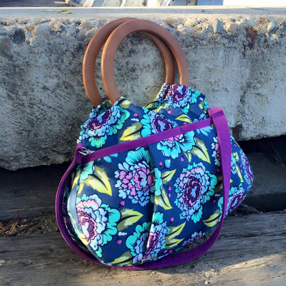 Julie Ring Top Handbag Sewing Pattern made by Jessica Daley