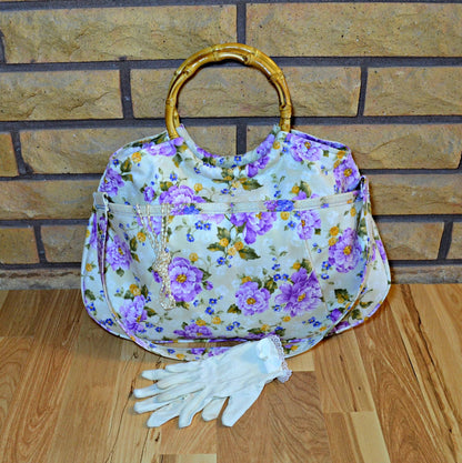 Julie Ring Top Handbag Sewing Pattern made by Justina McBride