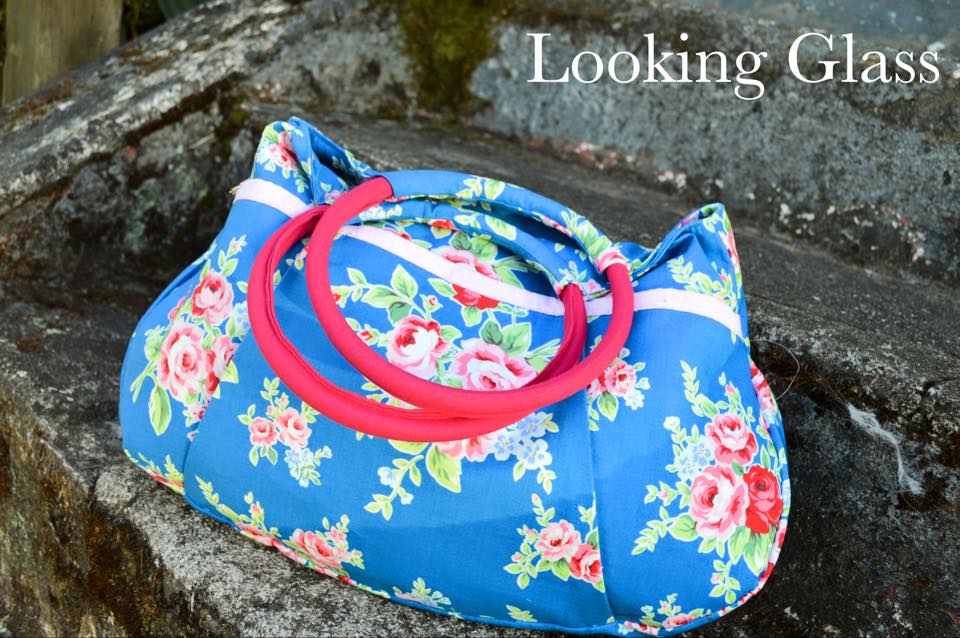 Julie Ring Top Handbag Sewing Pattern made by Kylie Chambers Lagmay floral fabric 