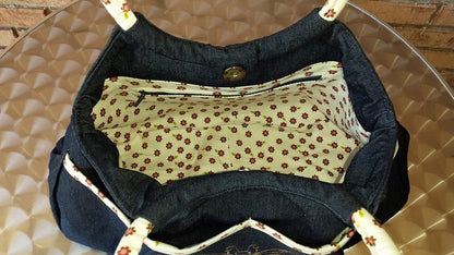 Julie Ring Top Handbag Sewing Pattern made by Sandra Butler Sawyer