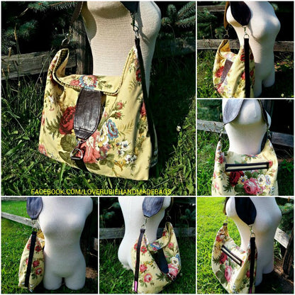 The Reversible Hobo Bag sewing Pattern