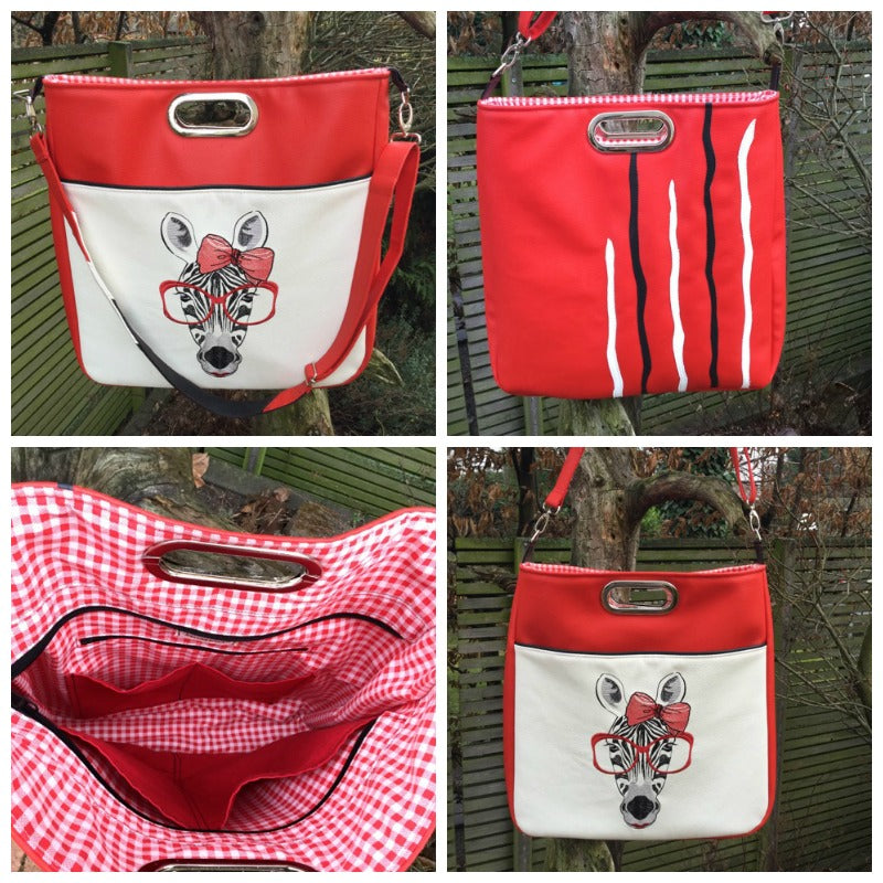 Sewing pattern Window Shopper tote 